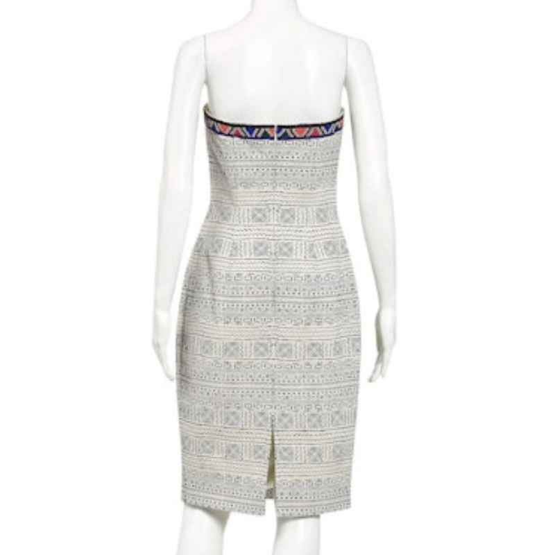 Camilla EmbroideredStrapless Dress, size 10-12