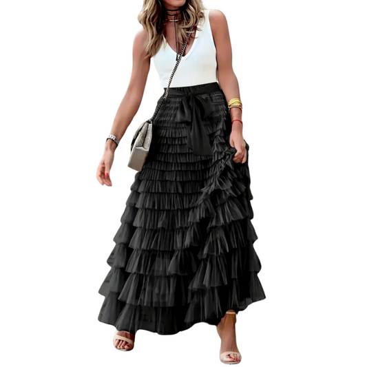 NEW black tulle layered skirt, size 12, pre-order other sizes & colours