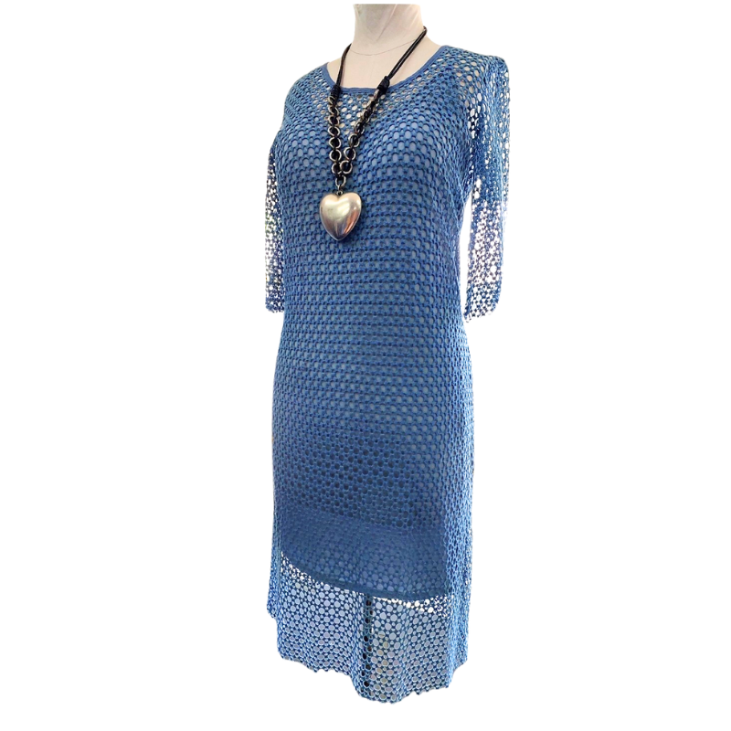 Charmaine Reveley blue dress, size 10