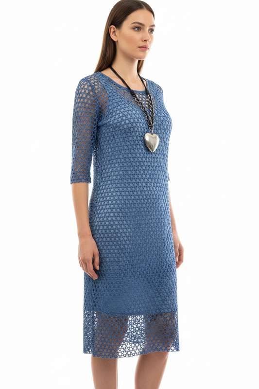 Charmaine Reveley blue dress, size 10