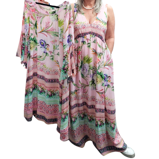 Curate pink Summer dress, size XL, 14
