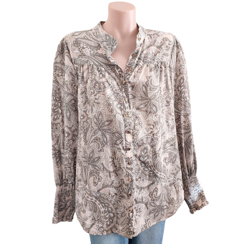 Decjuba paisley long sleeve top, SM 10/12