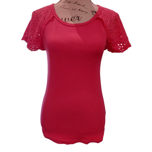 Betty Bascis pink T shirt, size M/10