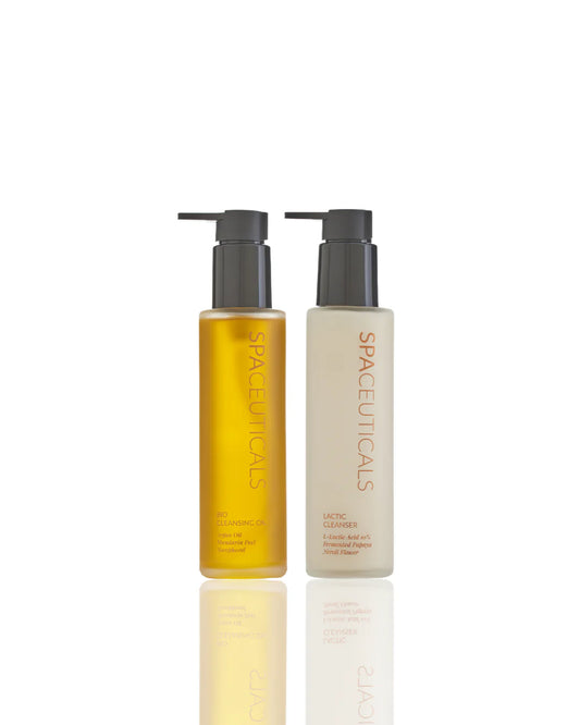 Spaceauticals Glycolic Cleansing Duo | Bio Cleansing Oil & Glycolic Cleanser