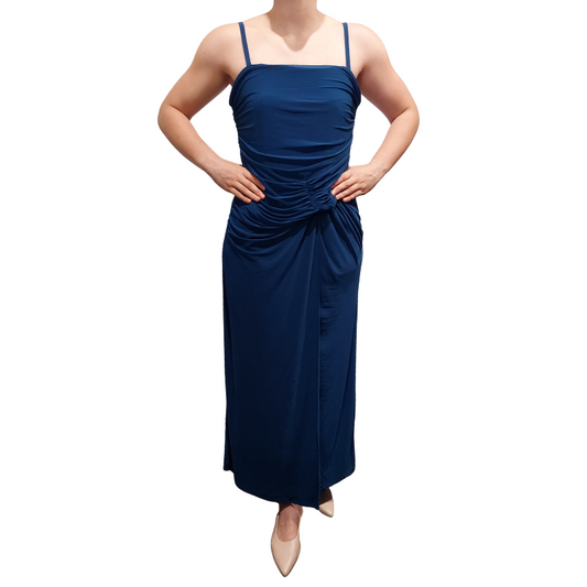 Blue formal dress, size 12-14