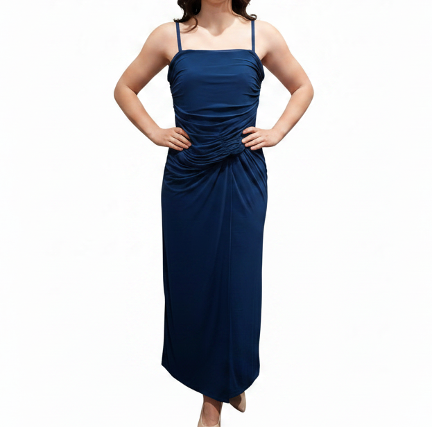 Blue formal dress, size 12-14
