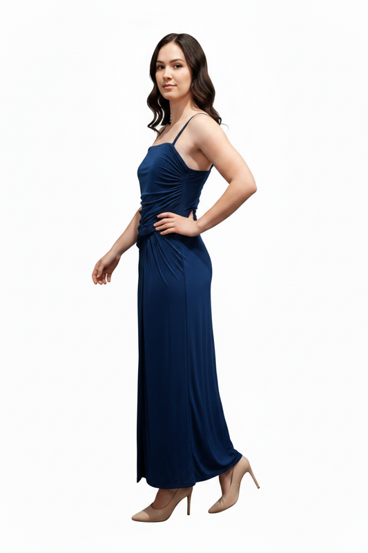 Blue formal dress, size 12-14