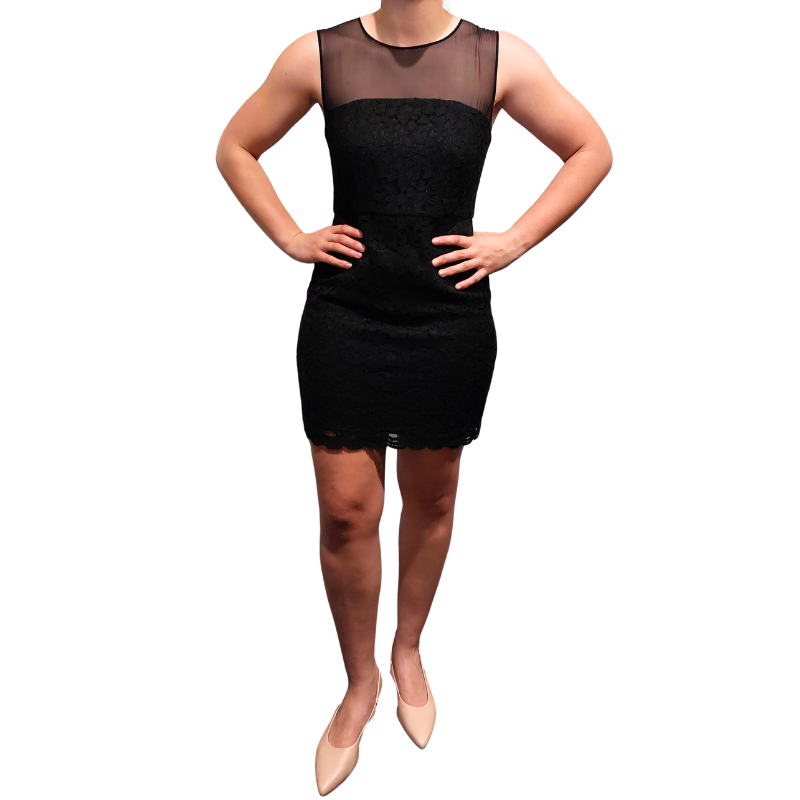 Diane von furstenberg designer black formal dress, size 12-retail $609