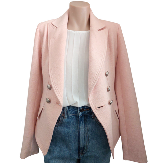 Bora Bora pink silver glitter jacket, size 8