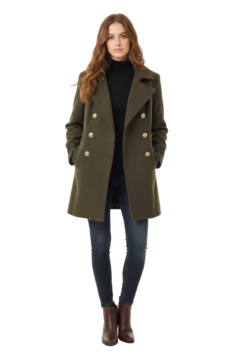 Madison Square khaki jacket, size 12