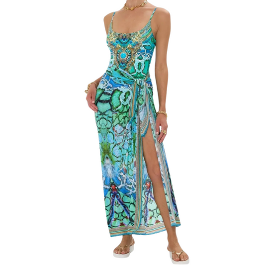 NEW green swimsuit & sarong,  size 10