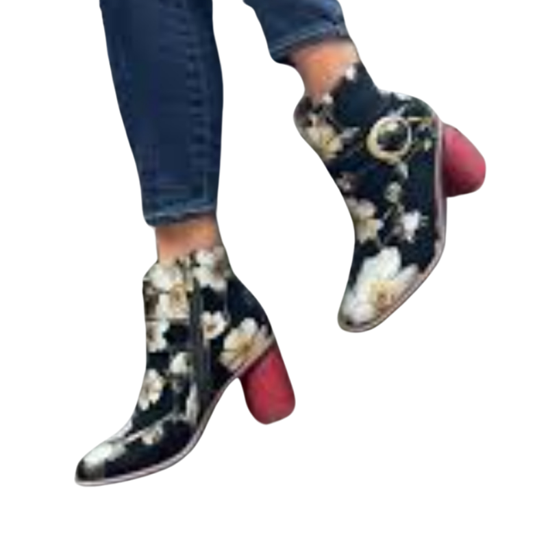 Maher floral ankle boots, size 41/10