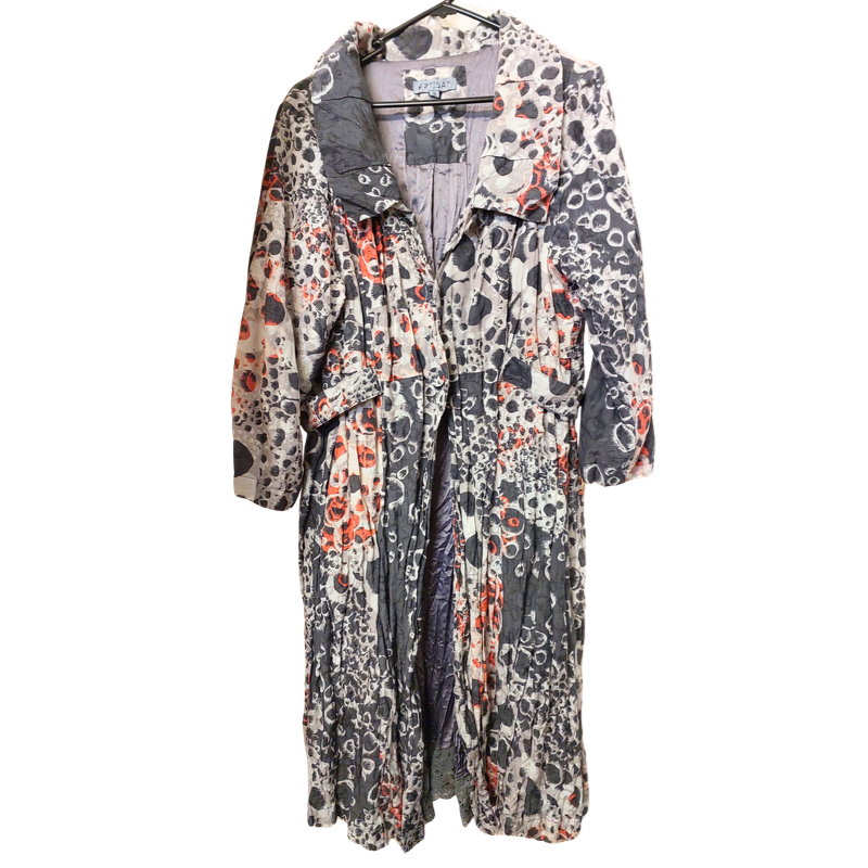 Artisan grey, ivory, melon coat size 14
