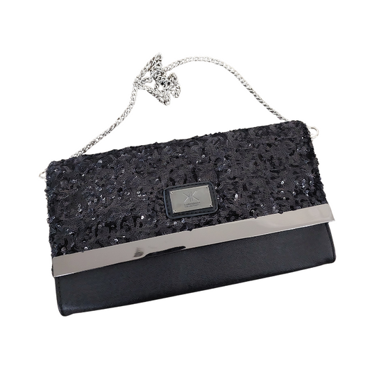 Kardashian Collection Black Sequin Bag Hire, $10 with a dress
