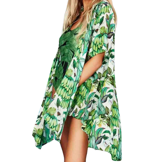 Curate green floral dress-XL/18