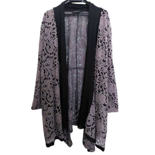 Magazine grey & black coat, size 20+