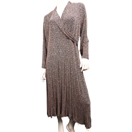 Studio Curve black & tan dress, size 22