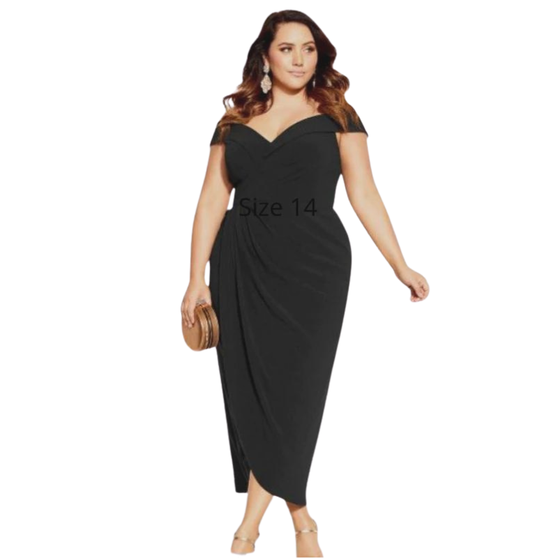 'Jo' black formal ball/formal dress, size 14