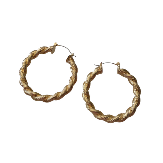 Gold plated Gold plated hoop  earrings