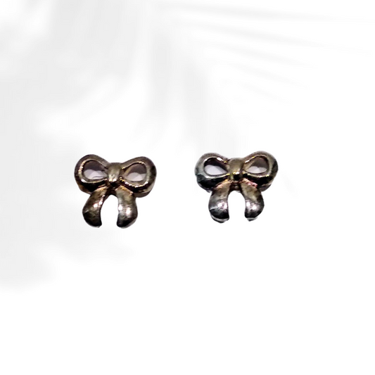 NEW sterling silver bow earrings