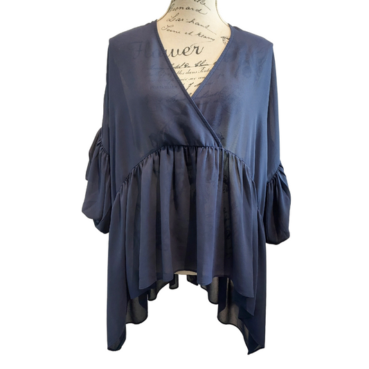 Augustine navy top size XS/S 10/12