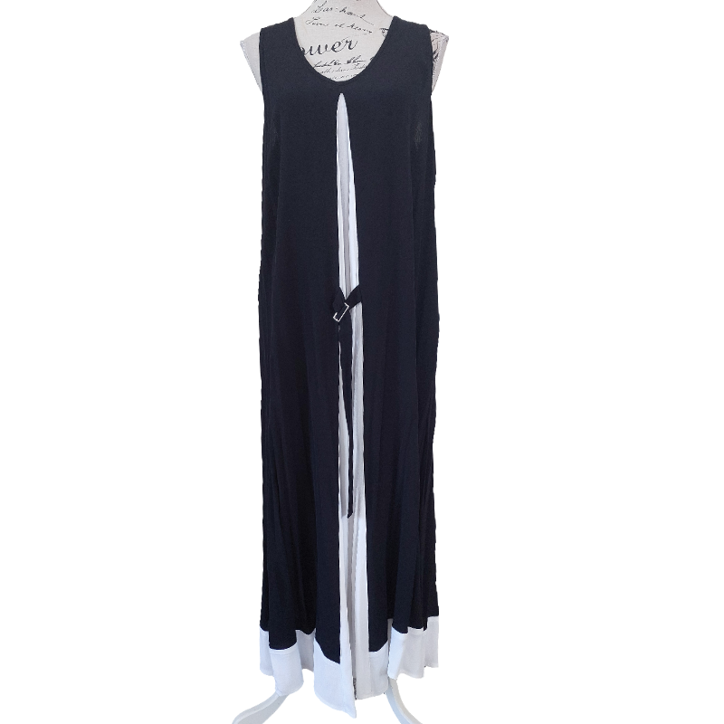 Obi black & white dress, size 14