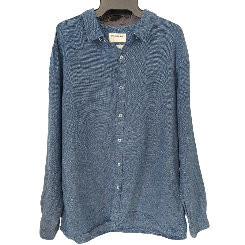 Gasoline men's linen shirt, size XL, choice of 3