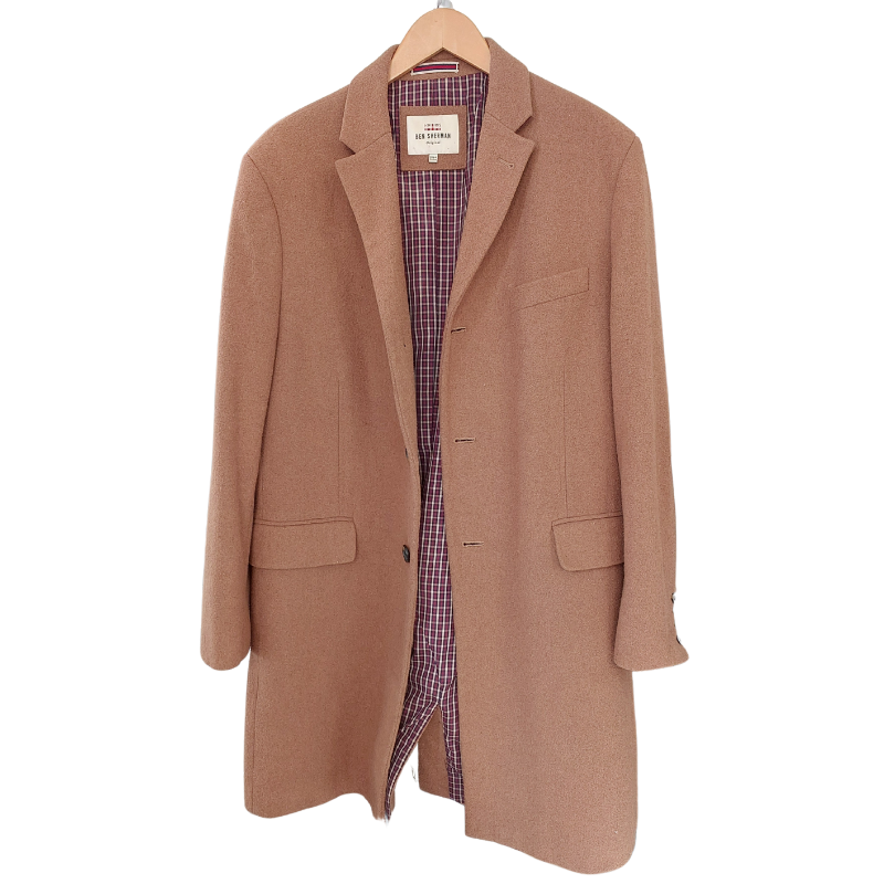 Ben Sherman men's mustard coat, Size UK 44