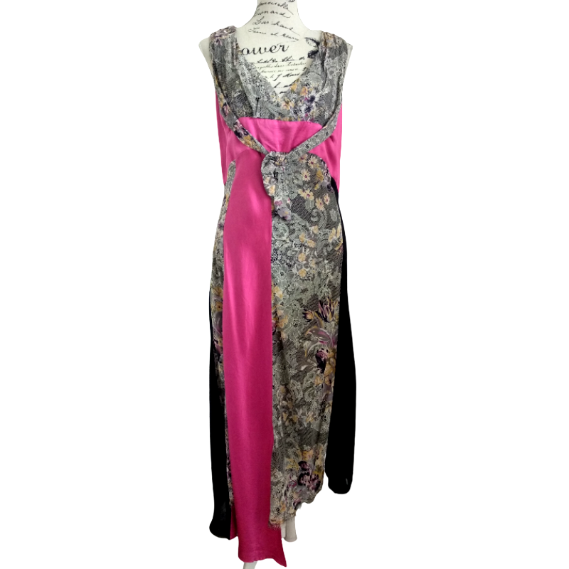 Annah S pastel floral dress, size 14 rent $40