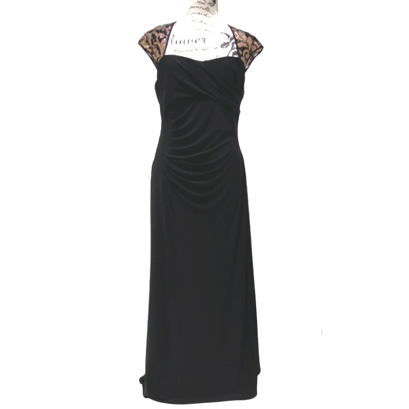 Ralph Lauren black formal/ ball dress, size 14