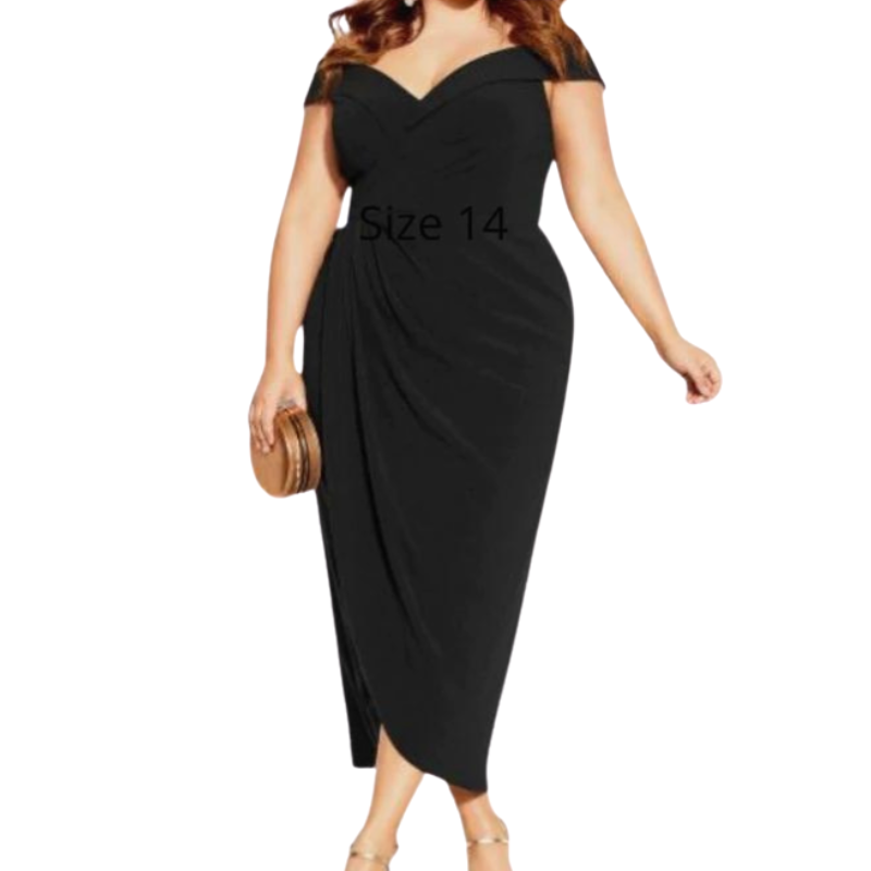 'Jo' black formal ball/formal dress, size 14