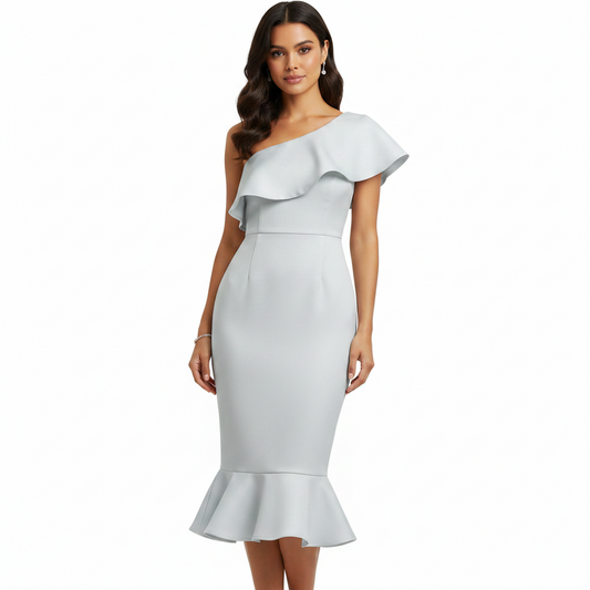 Baby blue formal dress, size 14