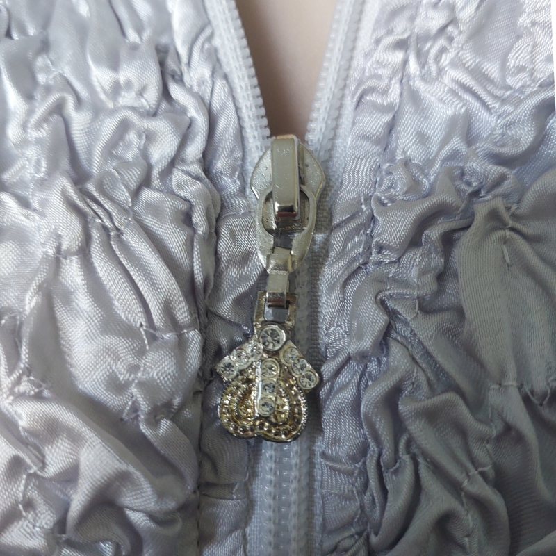 Joseph Ribkoff silver/lilac jacket, size 14