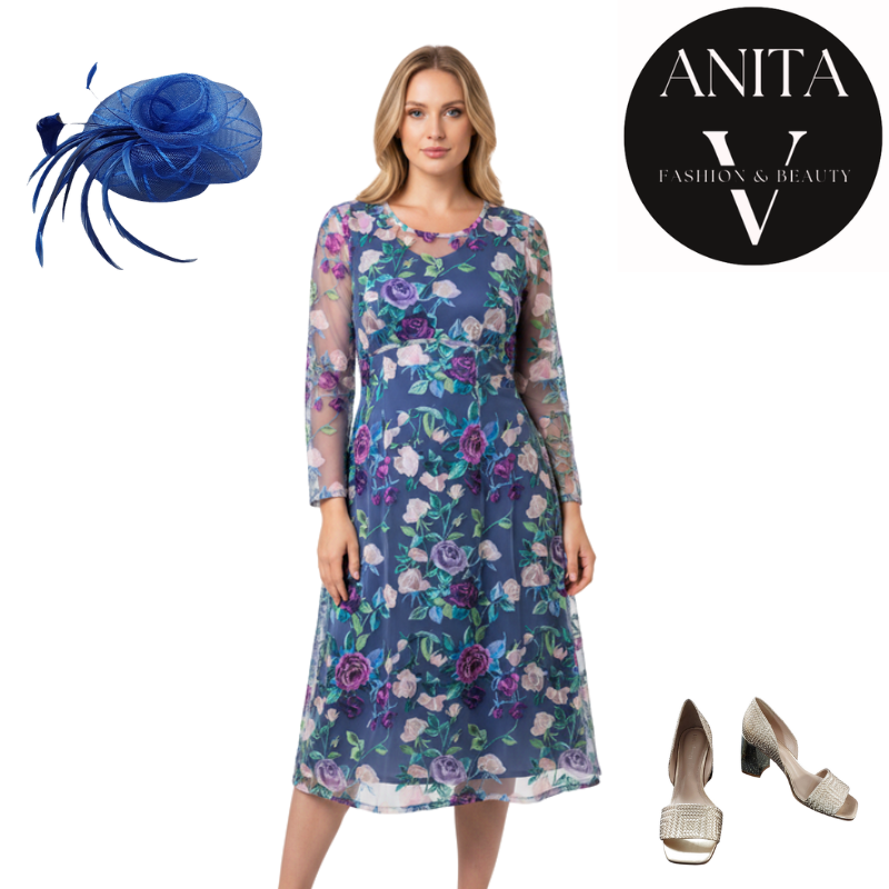 Jellicoe embroidered dress, size 20