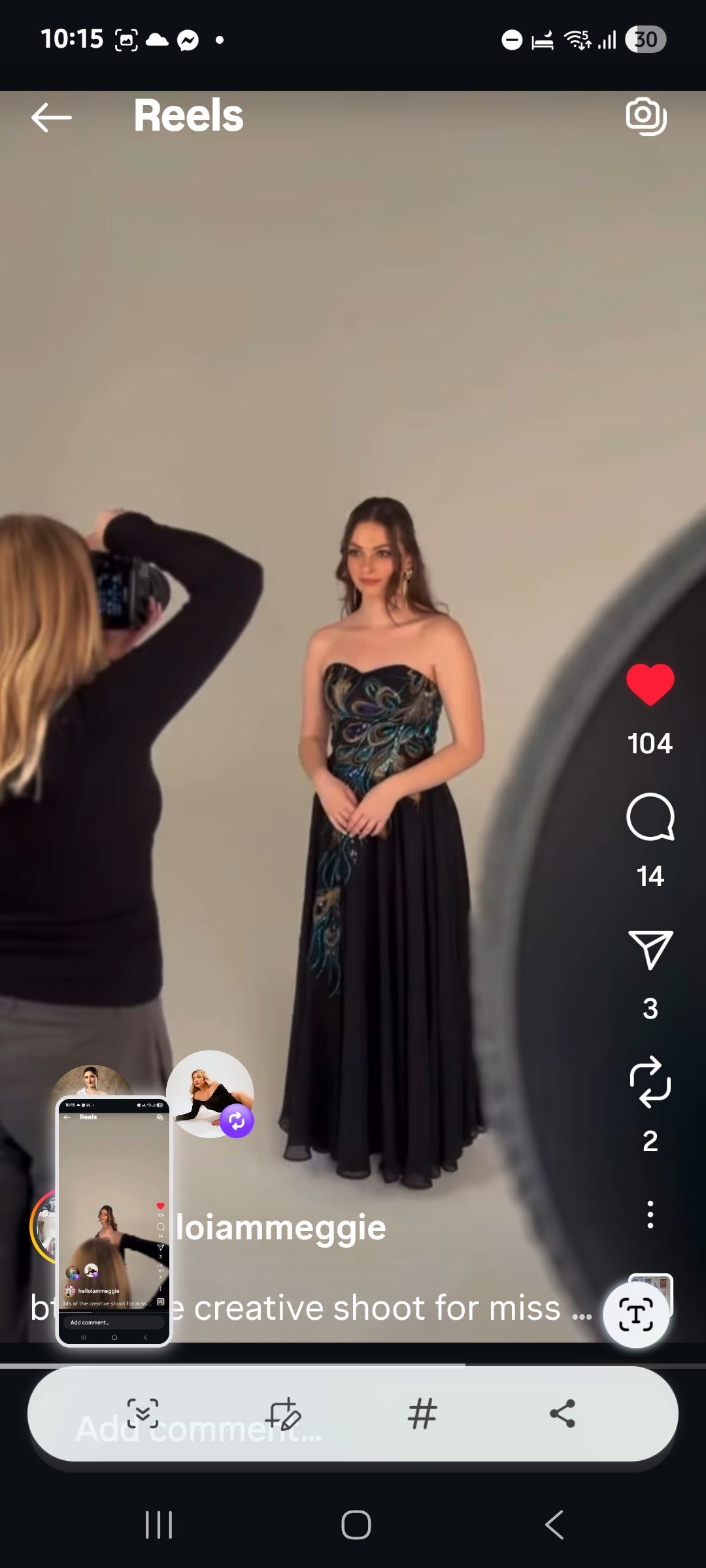 Grace Karin black peacock ball dress-Size 4/NZ 8