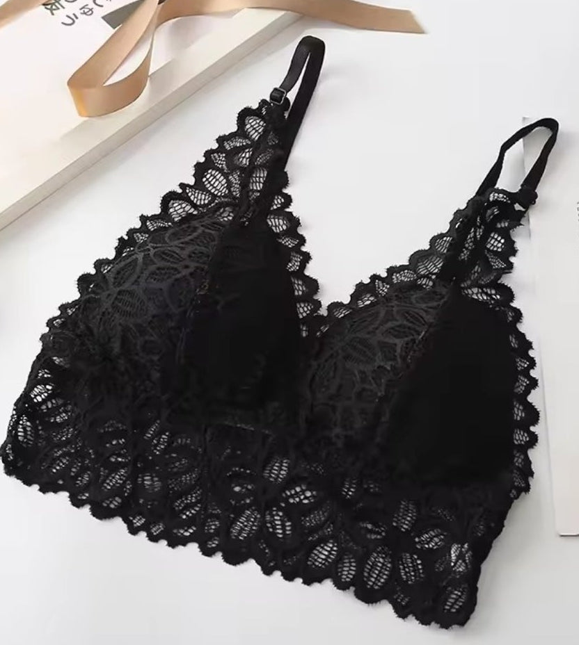 Navy lace bralette fits 8-10/a-b cup, pre-order other colours, 2 weeks