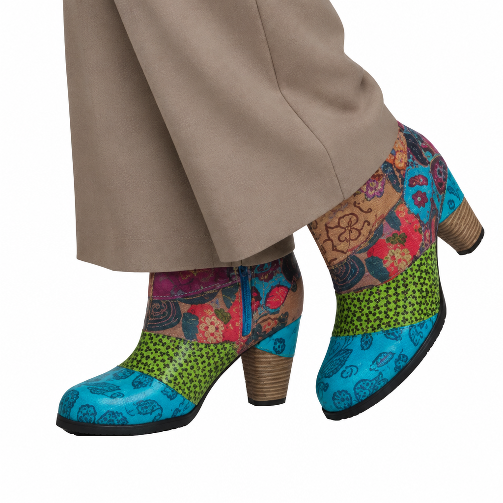 NEW PU leather ankle boots, size 37/6