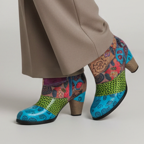 NEW PU leather ankle boots, size 37/6
