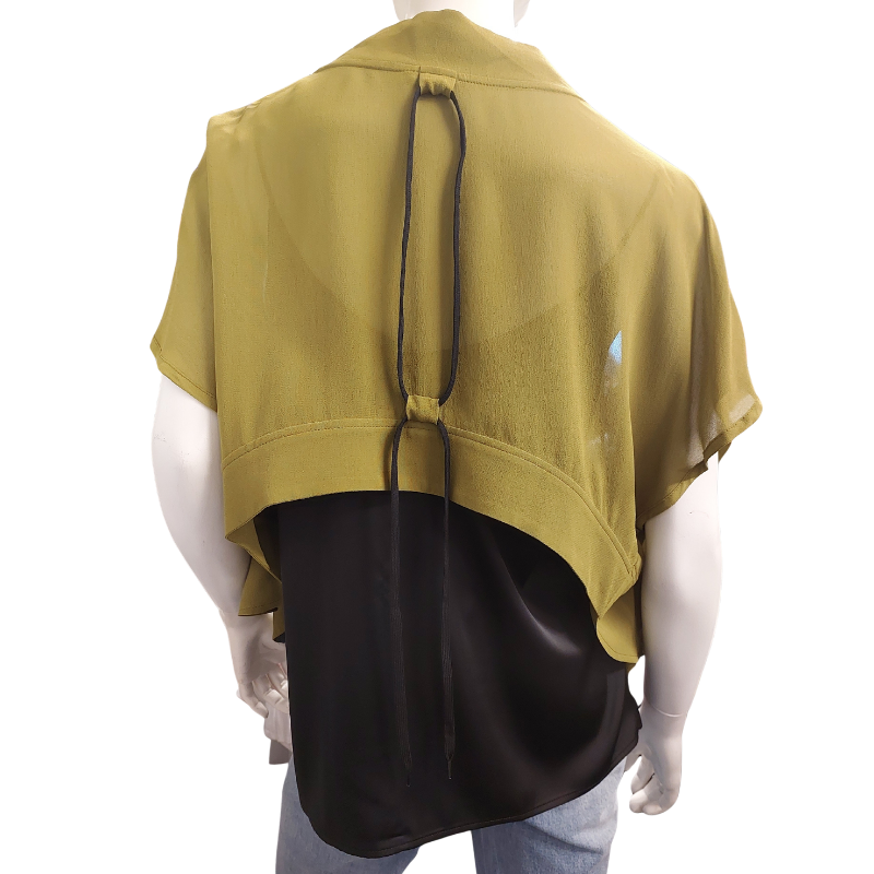 NEW Mild Red Designer olive green jacket,  size 14