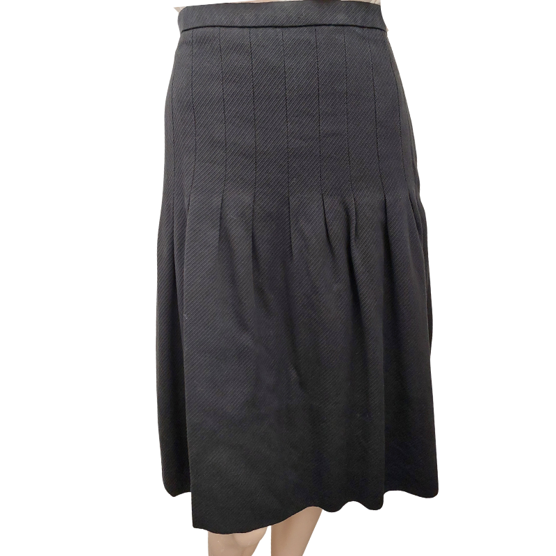 Moochi black cotton skirt, size 6