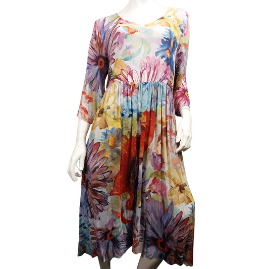 Bittermoon colourful floral dress size 16