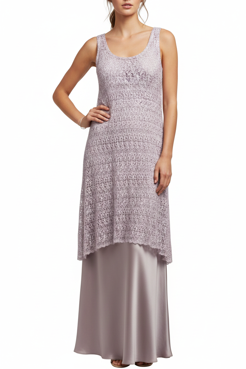 HIRE-Angels on the radio vintage lilac lace dress, size 10-12