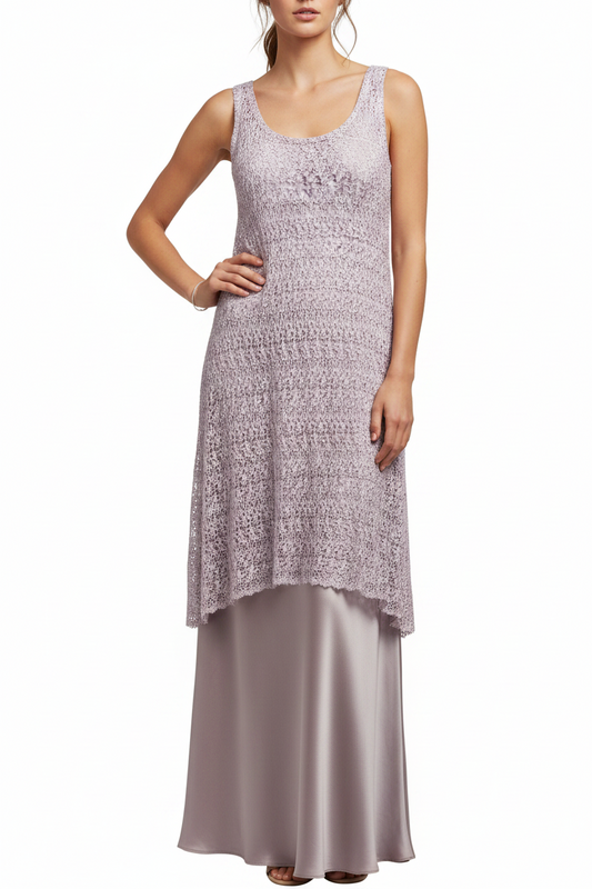 HIRE-Angels on the radio vintage lilac lace dress, size 10-12