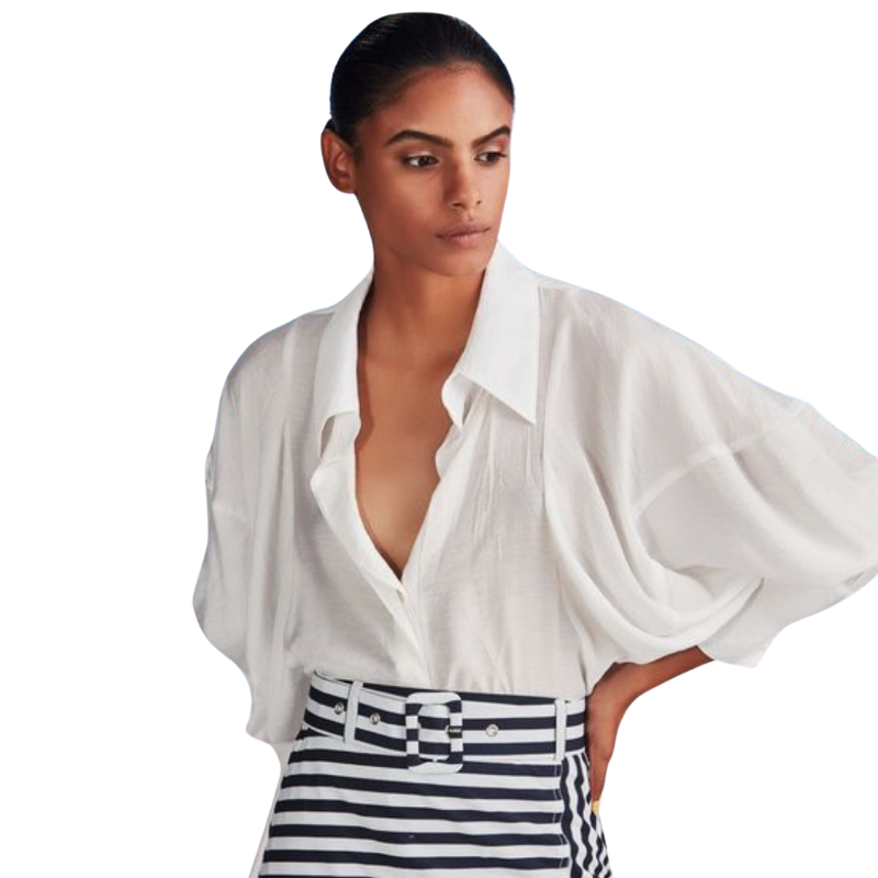 Cooper white blouse top, size M, 12-14