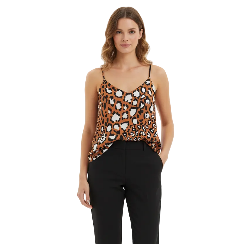 Top Shop animal print top, size 10