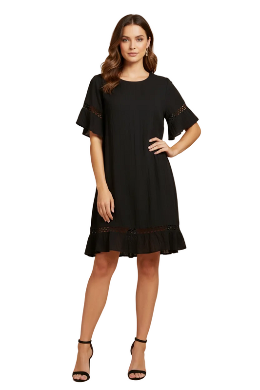 Shilla black Summer dress & size 12