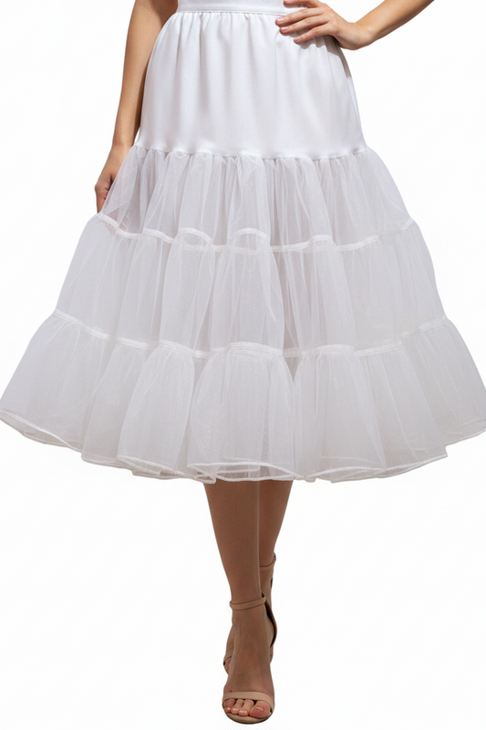 White tulle petticoat, size 12+ HIRE ONLY