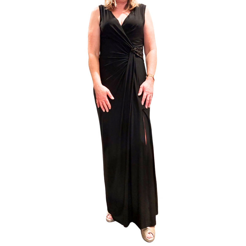 black formal dress nz Honey Black Maxi Dress