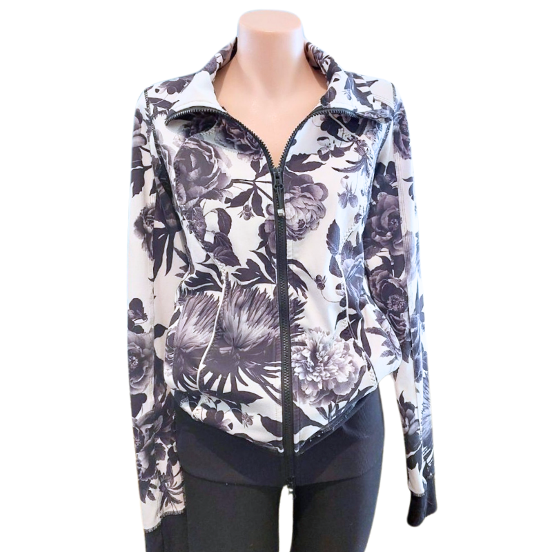 Lululemon floral sports jacket, size 6/8