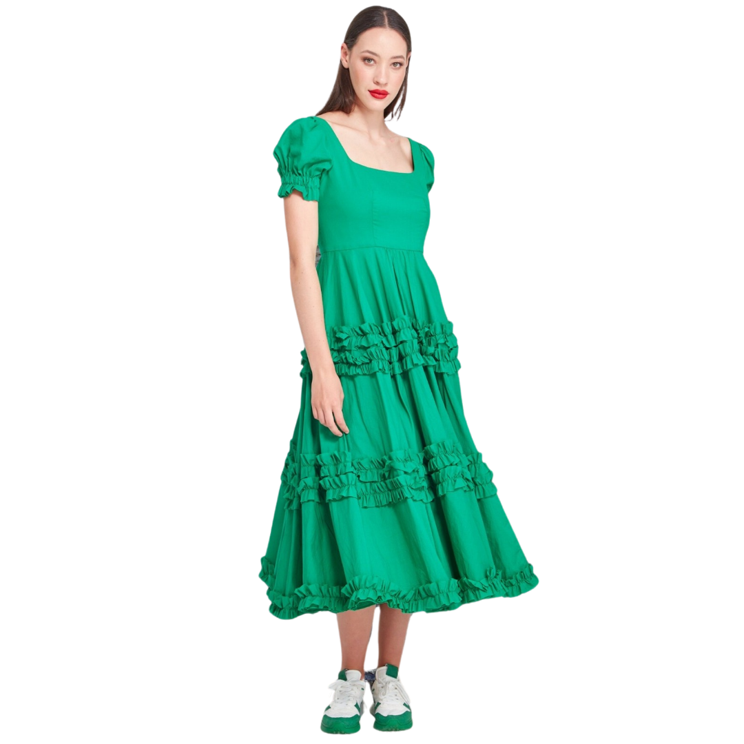 Trelise Cooper Spring green dress, size 8